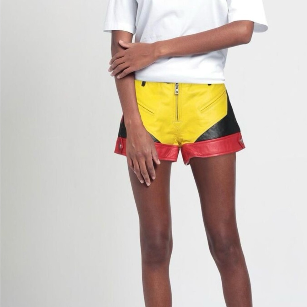 Zadig & Voltaire leather shorts